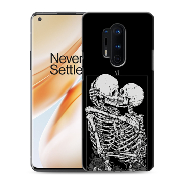 Силиконовый чехол на OnePlus 8 Pro с принтом Поцелуй скелетов Силиконовый чехол на OnePlus 8 Pro с принтом Поцелуй скелетов