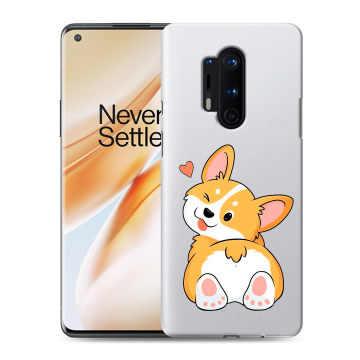 Силиконовый чехол на OnePlus 8 Pro с принтом Корги Силиконовый чехол на OnePlus 8 Pro с принтом Корги