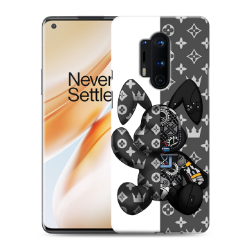 Силиконовый чехол на OnePlus 8 Pro с принтом Луи робот