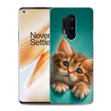Силиконовый чехол на OnePlus 8 Pro с принтом котенок