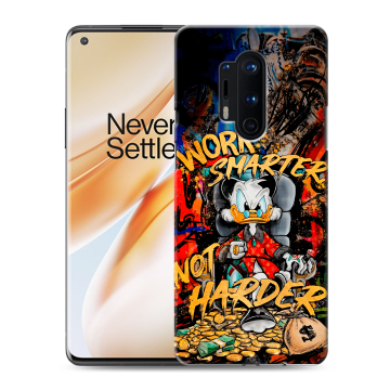 Силиконовый чехол на OnePlus 8 Pro с принтом Дональд Дак Деньги