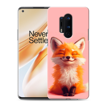 Силиконовый чехол на OnePlus 8 Pro с принтом милая лиса