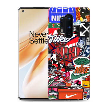 Силиконовый чехол на OnePlus 8 Pro с принтом Найк Nike яркий Силиконовый чехол на OnePlus 8 Pro с принтом Найк Nike яркий