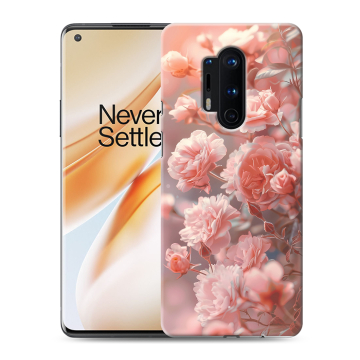 Силиконовый чехол на OnePlus 8 Pro с принтом Розовые розы Силиконовый чехол на OnePlus 8 Pro с принтом Розовые розы