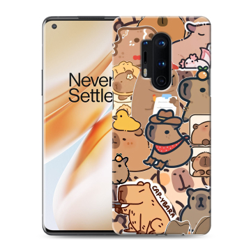 Силиконовый чехол на OnePlus 8 Pro с принтом капибара Силиконовый чехол на OnePlus 8 Pro с принтом капибара