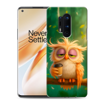 Силиконовый чехол на OnePlus 8 Pro с принтом сова