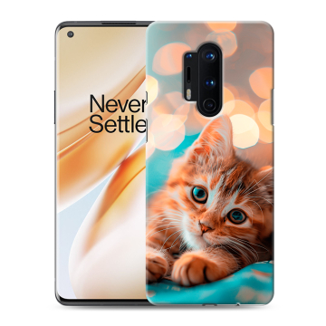 Силиконовый чехол на OnePlus 8 Pro с принтом котик Силиконовый чехол на OnePlus 8 Pro с принтом котик