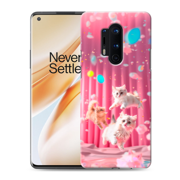 Силиконовый чехол на OnePlus 8 Pro с принтом милые котики Силиконовый чехол на OnePlus 8 Pro с принтом милые котики