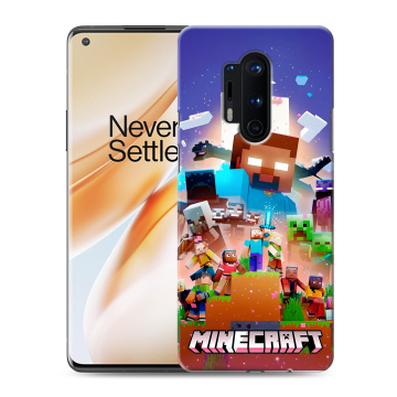 Силиконовый чехол на OnePlus 8 Pro с принтом Майнкрафт Minecraft Силиконовый чехол на OnePlus 8 Pro с принтом Майнкрафт Minecraft