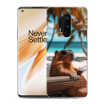 Силиконовый чехол на OnePlus 8 Pro с принтом Капибара