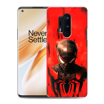 Силиконовый чехол на OnePlus 8 Pro с принтом человек паук spiderman