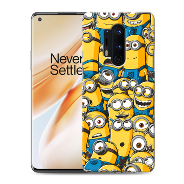 Силиконовый чехол на OnePlus 8 Pro с принтом Миньоны
