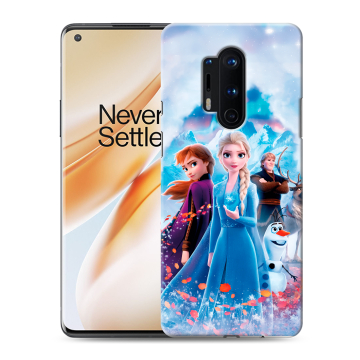 Силиконовый чехол на OnePlus 8 Pro с принтом Холодное сердце Frozen