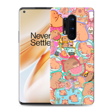 Силиконовый чехол на OnePlus 8 Pro с принтом капибары Силиконовый чехол на OnePlus 8 Pro с принтом капибары