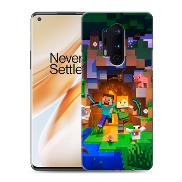 Силиконовый чехол на OnePlus 8 Pro с принтом Майнкрафт Minecraft Силиконовый чехол на OnePlus 8 Pro с принтом Майнкрафт Minecraft