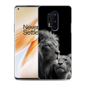 Силиконовый чехол на OnePlus 8 Pro с принтом Лев кошки Силиконовый чехол на OnePlus 8 Pro с принтом Лев кошки