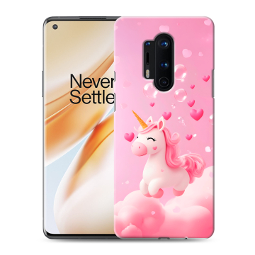 Силиконовый чехол на OnePlus 8 Pro с принтом Единорог