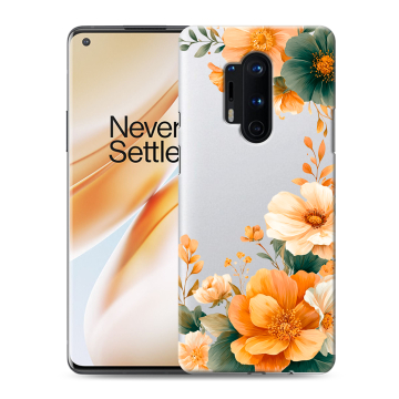 Силиконовый чехол на OnePlus 8 Pro с принтом Цветы принт Силиконовый чехол на OnePlus 8 Pro с принтом Цветы принт