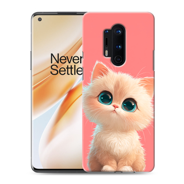 Силиконовый чехол на OnePlus 8 Pro с принтом Розовый котенок Силиконовый чехол на OnePlus 8 Pro с принтом Розовый котенок
