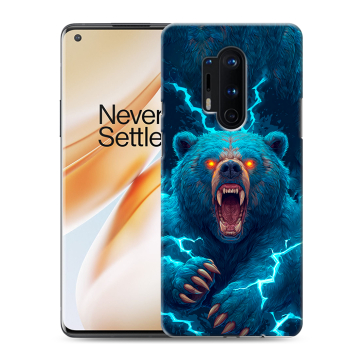 Силиконовый чехол на OnePlus 8 Pro с принтом Медведь Силиконовый чехол на OnePlus 8 Pro с принтом Медведь