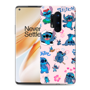 Силиконовый чехол на OnePlus 8 Pro с принтом Лило и Стич