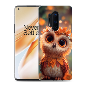 Силиконовый чехол на OnePlus 8 Pro с принтом Милая сова Силиконовый чехол на OnePlus 8 Pro с принтом Милая сова