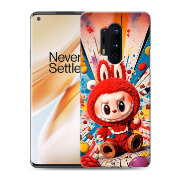 Силиконовый чехол на OnePlus 8 Pro с принтом Labubu Лабубу