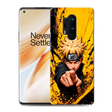 Силиконовый чехол на OnePlus 8 Pro с принтом Naruto Наруто