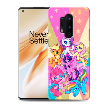 Силиконовый чехол на OnePlus 8 Pro с принтом My little pony Дружба чудо