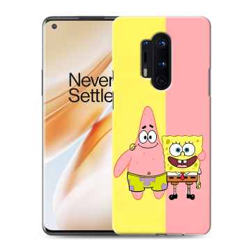 Силиконовый чехол на OnePlus 8 Pro с принтом Спанч боб Спанчбоб