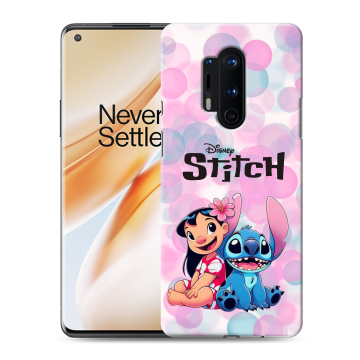 Силиконовый чехол на OnePlus 8 Pro с принтом Лило и Стич