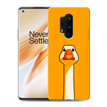 Силиконовый чехол на OnePlus 8 Pro с принтом Смешная утка Силиконовый чехол на OnePlus 8 Pro с принтом Смешная утка
