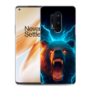 Силиконовый чехол на OnePlus 8 Pro с принтом Медведь Силиконовый чехол на OnePlus 8 Pro с принтом Медведь