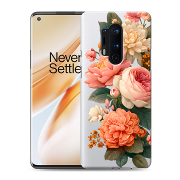 Силиконовый чехол на OnePlus 8 Pro с принтом цветы Силиконовый чехол на OnePlus 8 Pro с принтом цветы