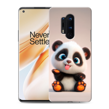Силиконовый чехол на OnePlus 8 Pro с принтом милая панда Силиконовый чехол на OnePlus 8 Pro с принтом милая панда