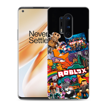 Силиконовый чехол на OnePlus 8 Pro с принтом Roblox Роблокс