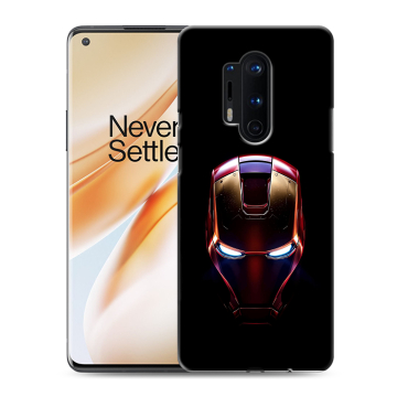 Силиконовый чехол на OnePlus 8 Pro с принтом IronMan Железный человек