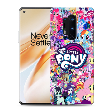 Силиконовый чехол на OnePlus 8 Pro с принтом My little pony Дружба чудо