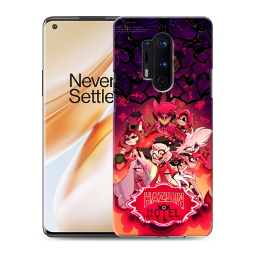 Силиконовый чехол на OnePlus 8 Pro с принтом Hazbin Hotel Отель Хазбин