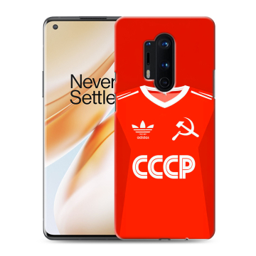 Силиконовый чехол на OnePlus 8 Pro с принтом Флаг Герб СССР Силиконовый чехол на OnePlus 8 Pro с принтом Флаг Герб СССР