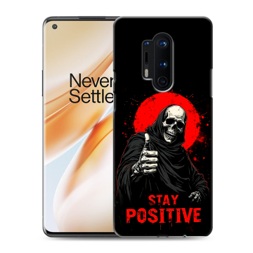 Силиконовый чехол на OnePlus 8 Pro с принтом смешной скелет Силиконовый чехол на OnePlus 8 Pro с принтом смешной скелет