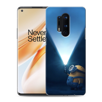 Силиконовый чехол на OnePlus 8 Pro с принтом Миньоны