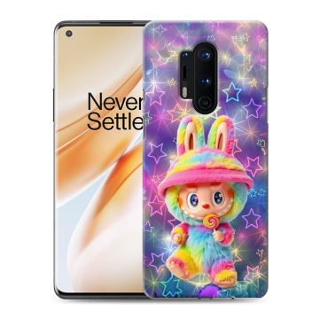 Силиконовый чехол на OnePlus 8 Pro с принтом Labubu Лабубу