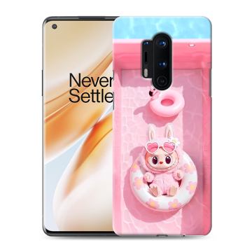 Силиконовый чехол на OnePlus 8 Pro с принтом Labubu Лабубу