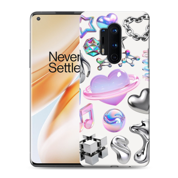 Силиконовый чехол на OnePlus 8 Pro с принтом Y2K Силиконовый чехол на OnePlus 8 Pro с принтом Y2K