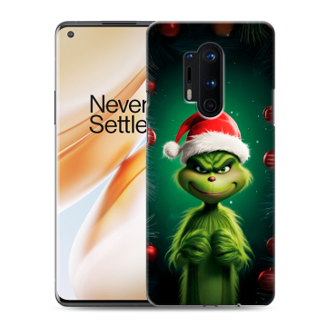 Силиконовый чехол на OnePlus 8 Pro с принтом Гринч Новый год Рождество Силиконовый чехол на OnePlus 8 Pro с принтом Гринч Новый год Рождество