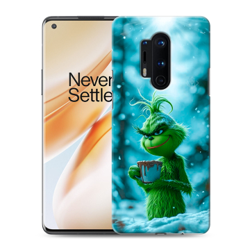 Силиконовый чехол на OnePlus 8 Pro с принтом Новый год гринч Силиконовый чехол на OnePlus 8 Pro с принтом Новый год гринч
