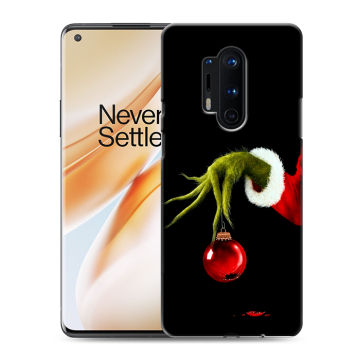 Силиконовый чехол на OnePlus 8 Pro с принтом Новый год Гринч Силиконовый чехол на OnePlus 8 Pro с принтом Новый год Гринч