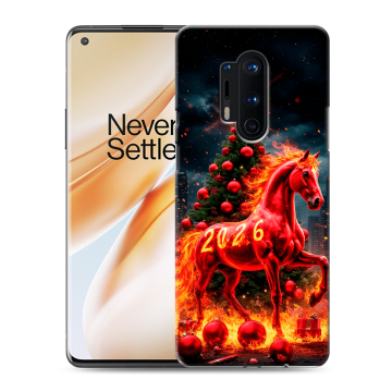 Силиконовый чехол на OnePlus 8 Pro с принтом Новый год Силиконовый чехол на OnePlus 8 Pro с принтом Новый год