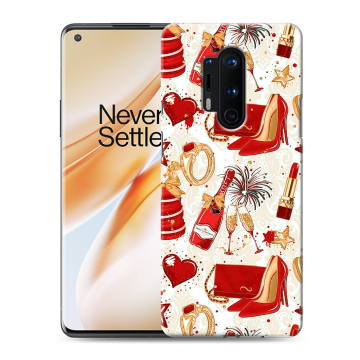 Силиконовый чехол на OnePlus 8 Pro с принтом Новый год Силиконовый чехол на OnePlus 8 Pro с принтом Новый год